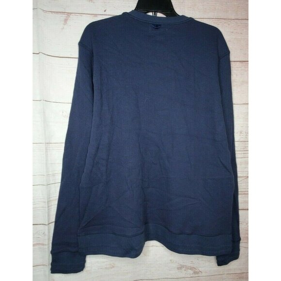 Five Four Los Angeles Blue Embroidered Long Sleeve Pullover – Large Cotton-Poly - Picture 7 of 12